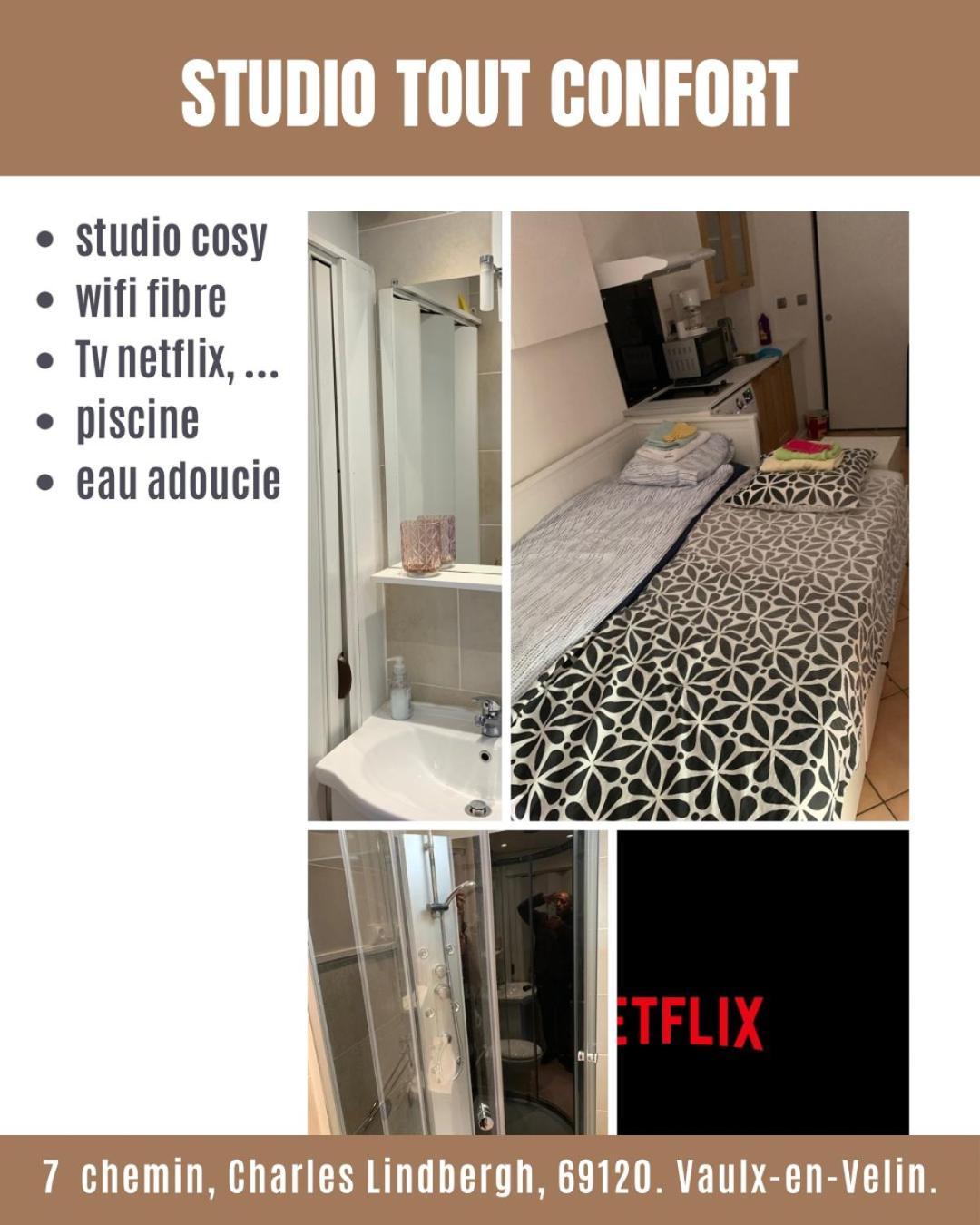 Joli Studio Tout Confort Avec Toutes Commodites 沃昂夫兰 外观 照片